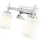Z-Lite Cadoc 2 Light Vanity, 15in. W x 9in. H, Chrome 622-2V-CH - alternate 4